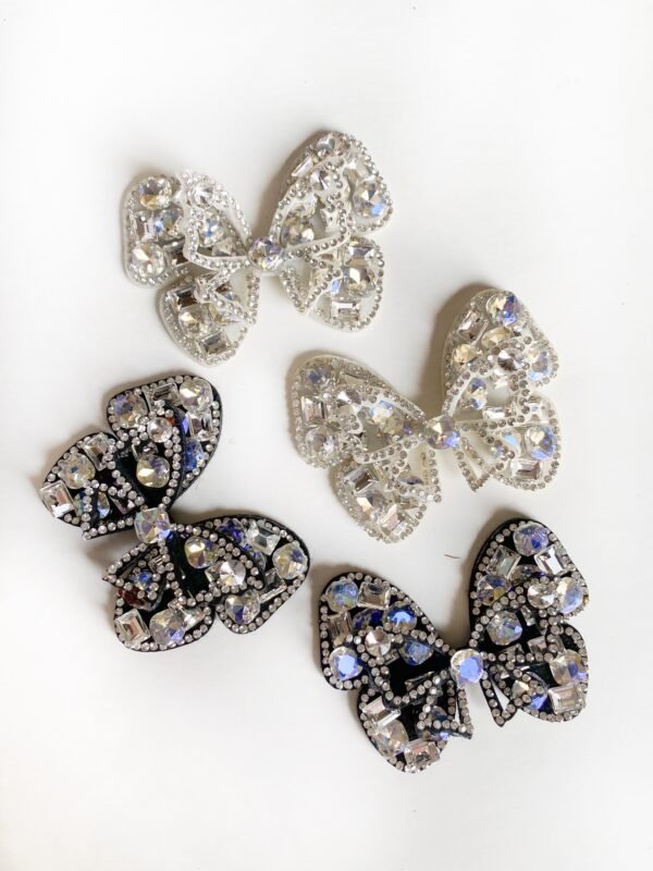 Rhinestones Butterfly Bow