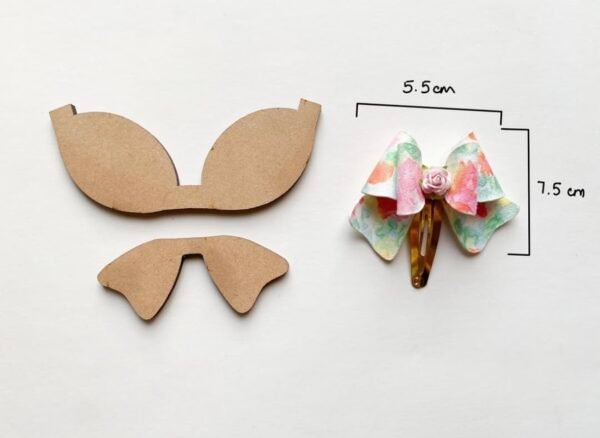 Butterfly bow stencil