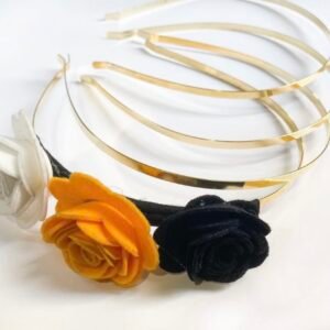Golden metal hairband