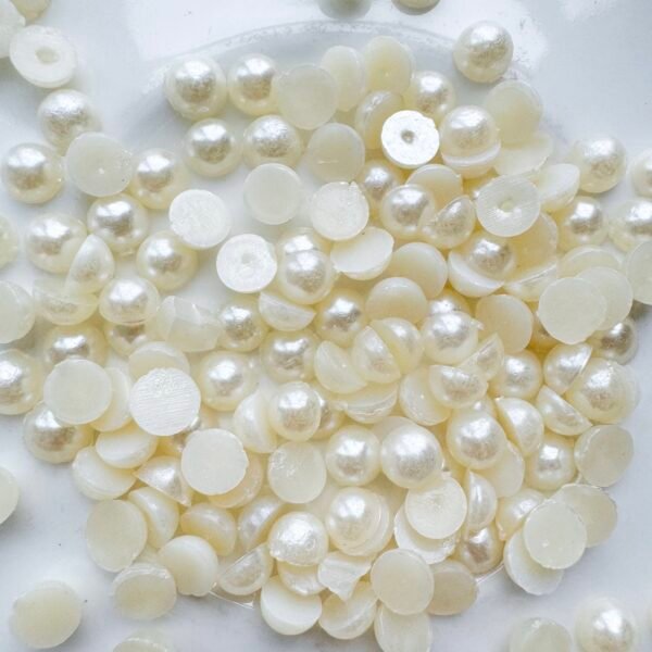6mm half cut pearls/10gm - Image 2